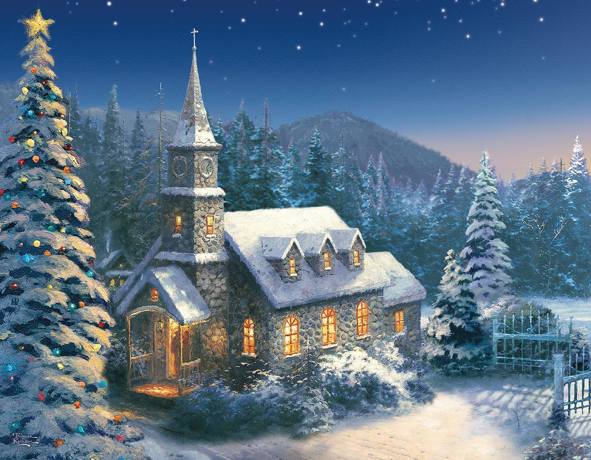 Ceaco - 4 in 1 Multipack - Thomas Kinkade - Holiday - (4) 500 Piece Jigsaw Puzzles Ceaco