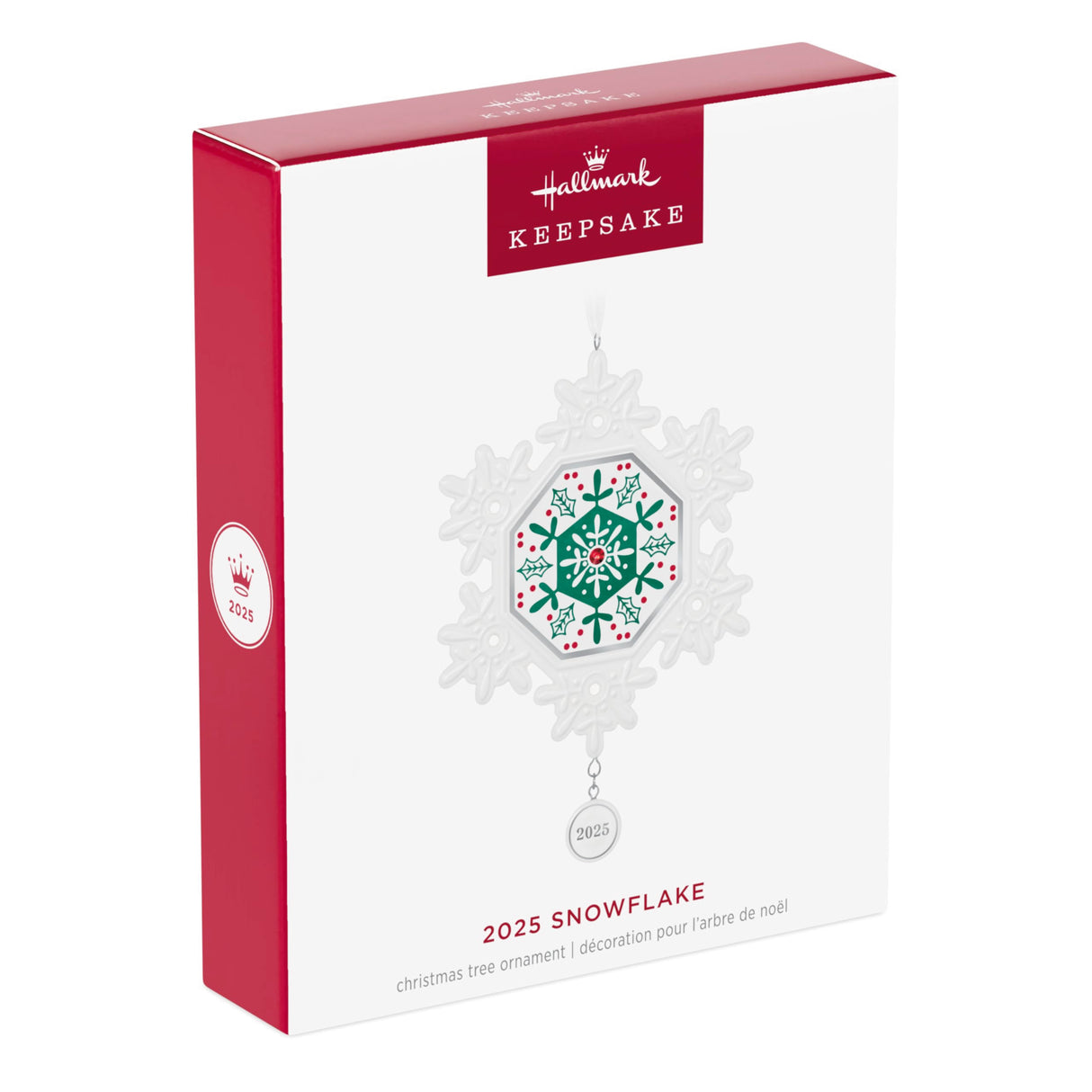 Hallmark Keepsake Christmas Ornament 2025, Snowflake 2025, Porcelain, Snowflake Gifts Hallmark Keepsake
