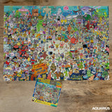 Aquarius Spongebob Squarepants Puzzle (3000 Piece Jigsaw Puzzle) - Officially Licensed Spongebob Merchandise & Collectibles - Glare Free - Precision Fit - 32 x 45 Inches AQUARIUS