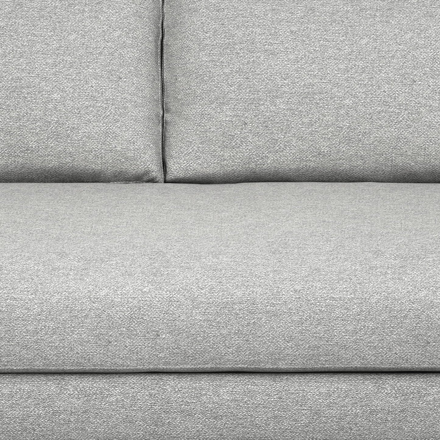 SIMPLIHOME Morrison Mid-Century Modern 89 Inch Wide Sofa in Mist Grey Woven-Blend Fabric, For the Living Room and Family Room