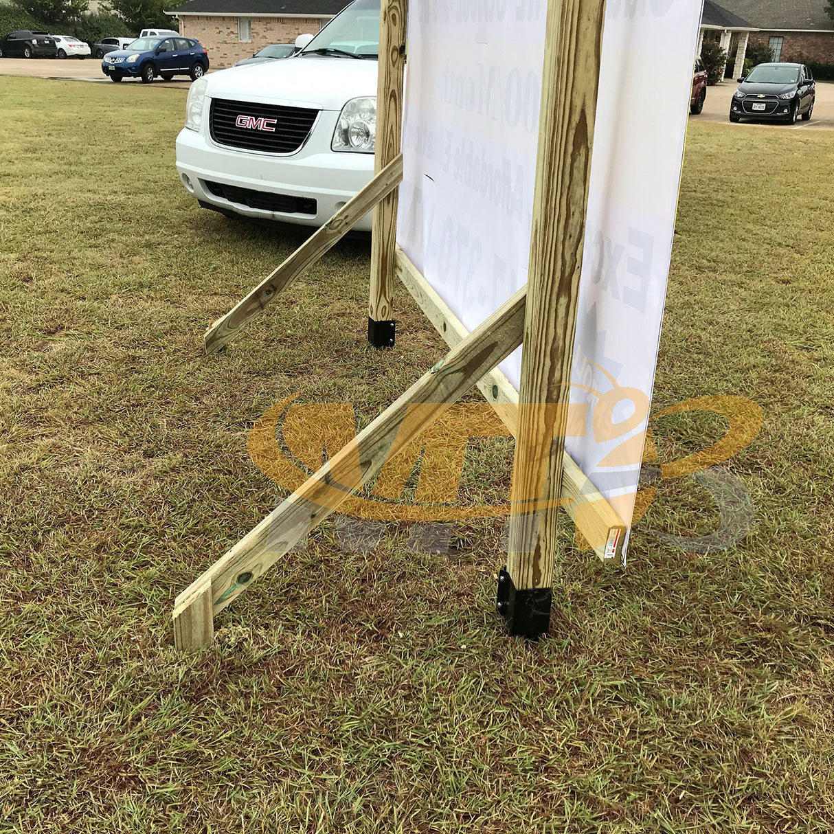 Fence Post Anchor Ground Spike Metal Black Powder Coated 24 x 4 x 4 Inches Outer Diameter (Inner Diameter 3.5 x3.5 Inches), Pack of 1 MTB SUPPLY