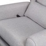 DaVinci Hayden Recliner and Swivel Glider in Misty Grey, Greenguard Gold & CertiPUR-US Certified DaVinci