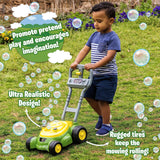 John Deere Bubble Lawn Mower for Toddlers, Bubble Blowing Machines, Indoor and Outdoor Gardening Toy, Birthday, Party Favor for Preschool Girls and Boys, No Batteries Required, 2+ John Deere