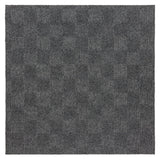 Mohawk Home 24" x 24" Indoor/Outdoor 0.25" Pile Height, Peel and Stick Carpet Tile, Grey Polyester, (Pack of 15) (60 sqft/Box) Mohawk Home
