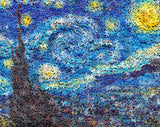 Pintoo Jigsaw Puzzles 500 Piece for Adults - Puzzle in Puzzle - Van Gogh's Starry Night Beautiful Plastic Puzzle for Home Decor Zero Dust Easy Storage [H2285] Pintoo