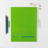 Legion Stonehenge Pad, Cotton Deckle Edge Paper, 18 X 24 inches, White, 15 Sheets Stonehenge