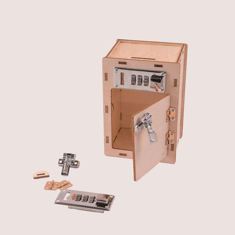 Combination Lock Box DIY Kit, Educational STEM Toy Kitsville