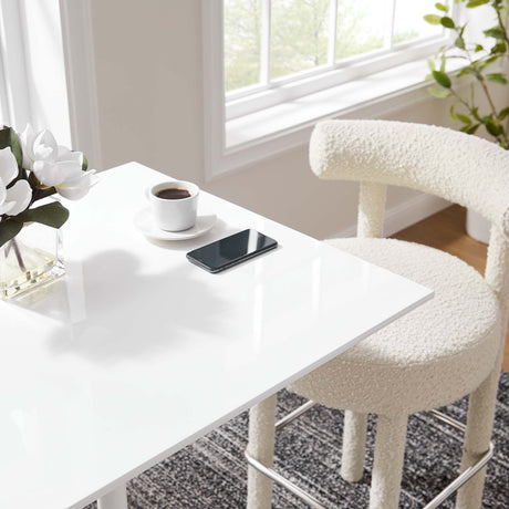 Lippa 28" Square Wood Bar Table by Modway HouseOfZazla