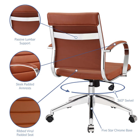 Jive Mid Back Office Chair by Modway HouseOfZazla
