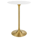 Lippa 28" Round Wood Bar Table by Modway HouseOfZazla