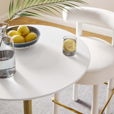 Lippa 28" Round Wood Bar Table by Modway HouseOfZazla