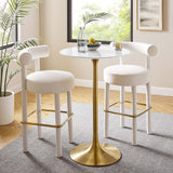Lippa 28" Round Wood Bar Table by Modway