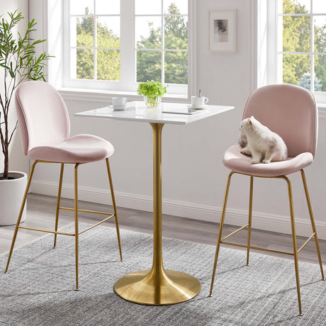 Lippa 28" Square Wood Bar Table by Modway HouseOfZazla