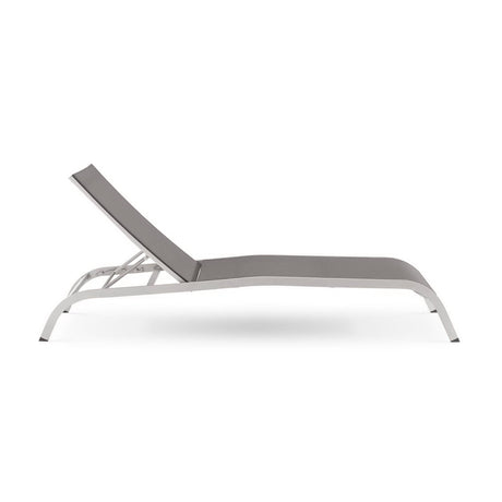 Savannah Mesh Chaise Outdoor Patio Aluminum Lounge Chair by Modway HouseOfZazla