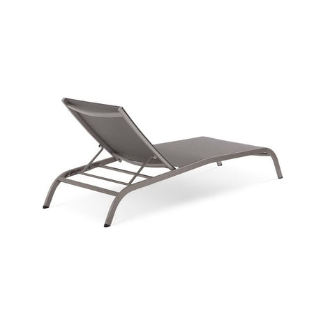Savannah Mesh Chaise Outdoor Patio Aluminum Lounge Chair by Modway HouseOfZazla