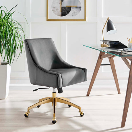 Discern Performance Velvet Office Chair by Modway HouseOfZazla