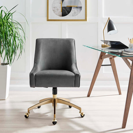 Discern Performance Velvet Office Chair by Modway HouseOfZazla