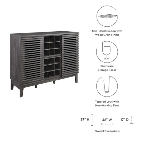 Render Bar Cabinet by Modway HouseOfZazla