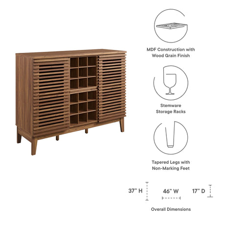 Render Bar Cabinet by Modway HouseOfZazla