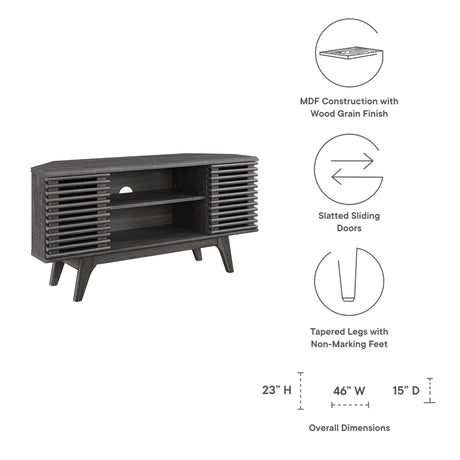 Render 46" Corner TV Stand by Modway HouseOfZazla