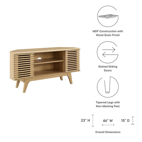 Render 46" Corner TV Stand by Modway HouseOfZazla