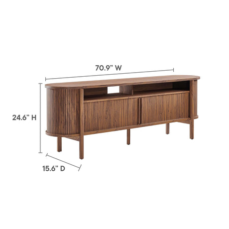 Cadence 71" Curved TV Stand by Modway HouseOfZazla