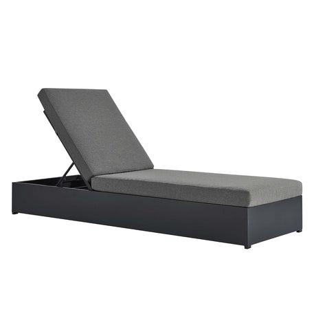 Tahoe Outdoor Patio Powder-Coated Aluminum Chaise Lounge Chair by Modway HouseOfZazla