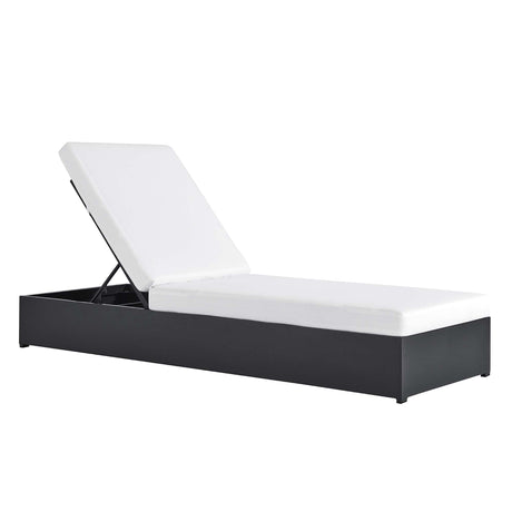 Tahoe Outdoor Patio Powder-Coated Aluminum Chaise Lounge Chair by Modway HouseOfZazla