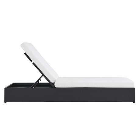Tahoe Outdoor Patio Powder-Coated Aluminum Chaise Lounge Chair by Modway HouseOfZazla