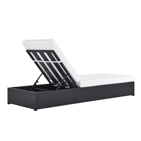 Tahoe Outdoor Patio Powder-Coated Aluminum Chaise Lounge Chair by Modway HouseOfZazla