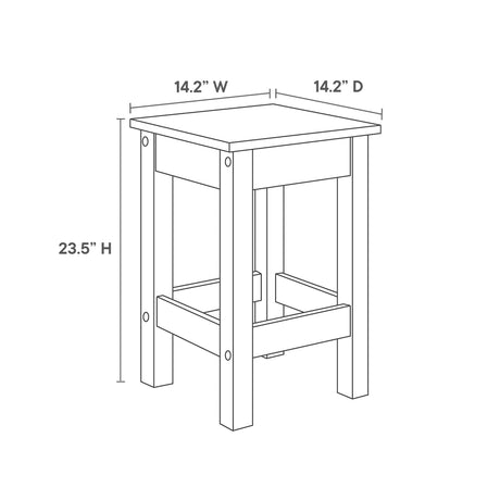 Galley 3-Piece Kitchen Island and Stool Set by Modway HouseOfZazla