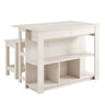 Meadowbrook 3-Piece Kitchen Island and Stool Set HouseOfZazla