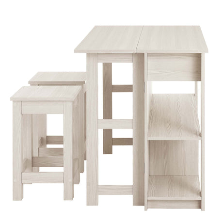 Meadowbrook 3-Piece Kitchen Island and Stool Set HouseOfZazla