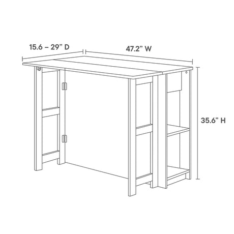 Meadowbrook 3-Piece Kitchen Island and Stool Set HouseOfZazla