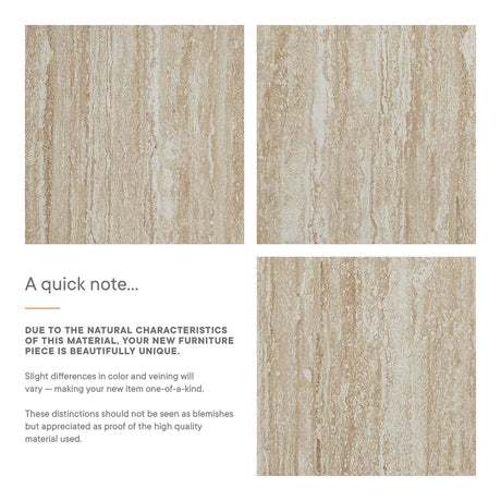 Mirella Faux Travertine Console Table by Modway HouseOfZazla