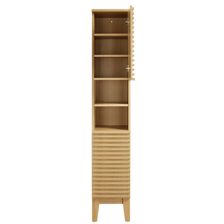 Render Tall Narrow Bathroom Storage Cabinet by Modway HouseOfZazla