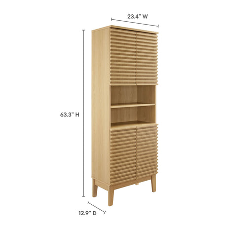 Render Tall Bathroom Storage Cabinet by Modway HouseOfZazla