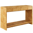 Hudson 2-Drawer Burl Wood Console Table by Modway HouseOfZazla