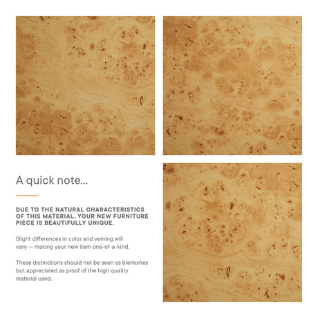 Hudson 2-Drawer Burl Wood Console Table by Modway HouseOfZazla