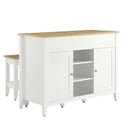 Garland 3-Piece Kitchen Island and Stool Set by Modway HouseOfZazla