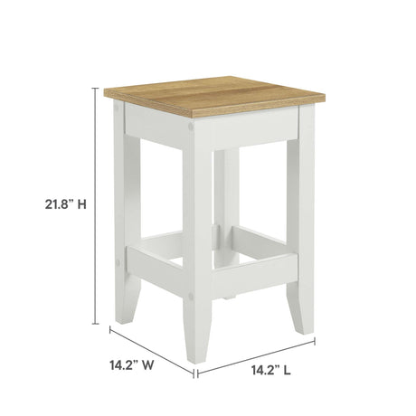 Farmstead 3-Piece Kitchen Island and Stool Set by Modway HouseOfZazla