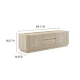 Hollis 59" Travertine TV Stand by Modway