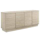 Render 70" Faux Travertine Sideboard Cabinet TV Stand by Modway