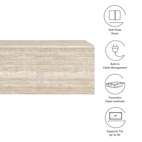 Terra 71" Wall-Mounted TV Stand by Modway HouseOfZazla