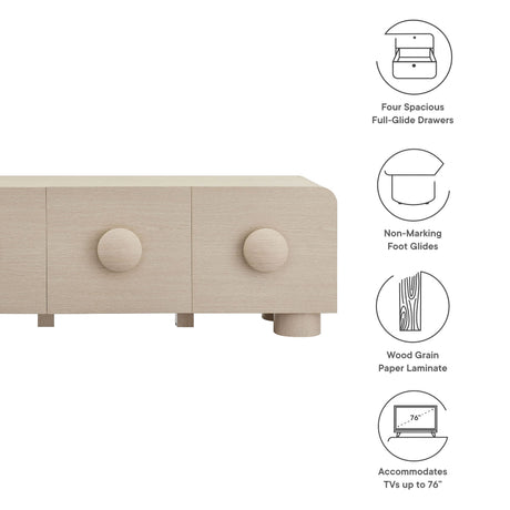 Sonnet 69" Low Profile TV Stand by Modway HouseOfZazla