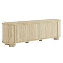 Overture 63” Oval Faux Travertine TV Stand by Modway HouseOfZazla
