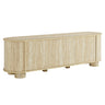 Overture 63” Oval Faux Travertine TV Stand by Modway HouseOfZazla