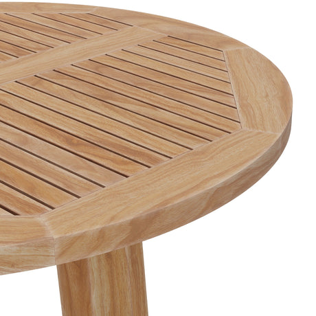 Wellspring 36" Outdoor Patio Teak Wood Bar Table by Modway HouseOfZazla