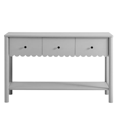 Emmeline 3-Drawer Scalloped Console Table by Modway HouseOfZazla