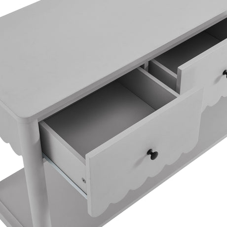 Emmeline 3-Drawer Scalloped Console Table by Modway HouseOfZazla